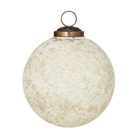 Esfera de Vidrio Beige Vintage