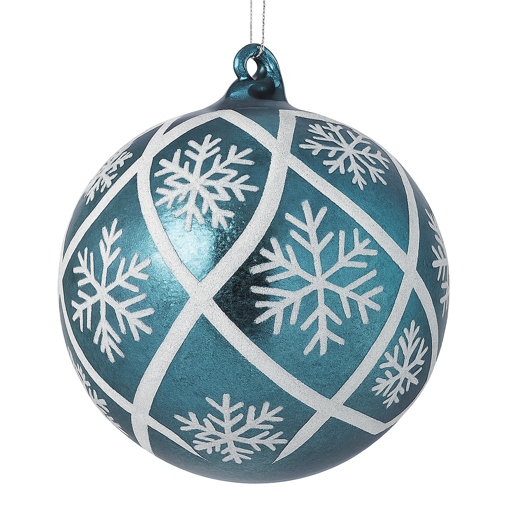 Blue Glass Ornament