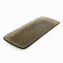 Bandeja de Vidrio Trenzado Ámbar