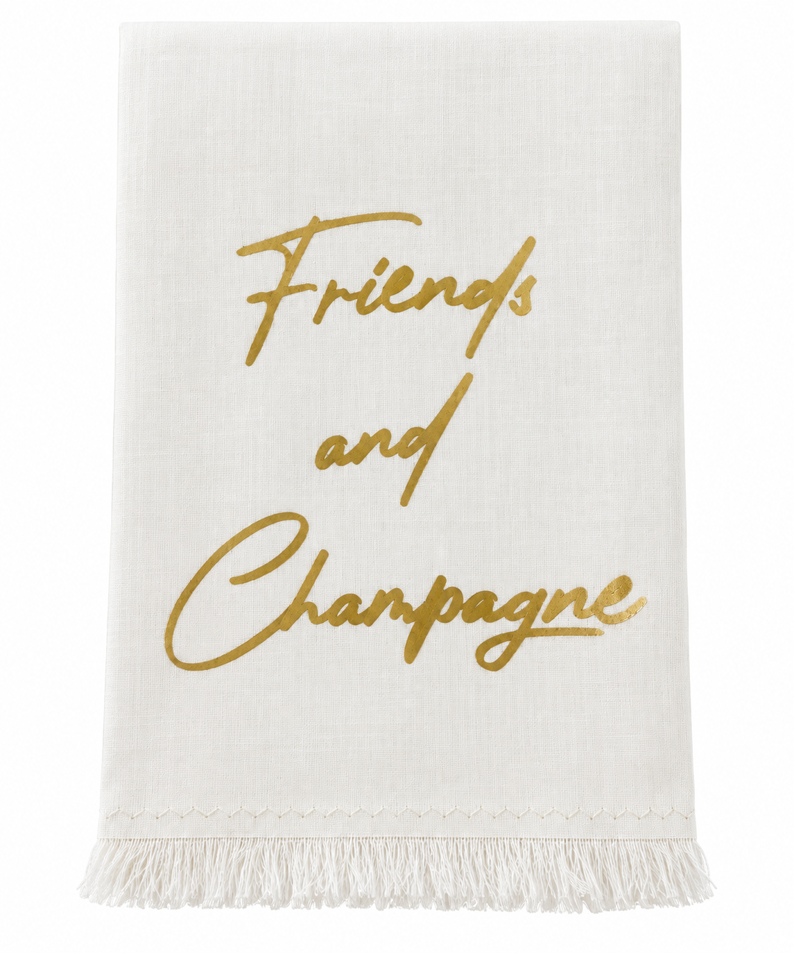 Pañito Decorativo de Baño - Friends  – Ivory & Gold