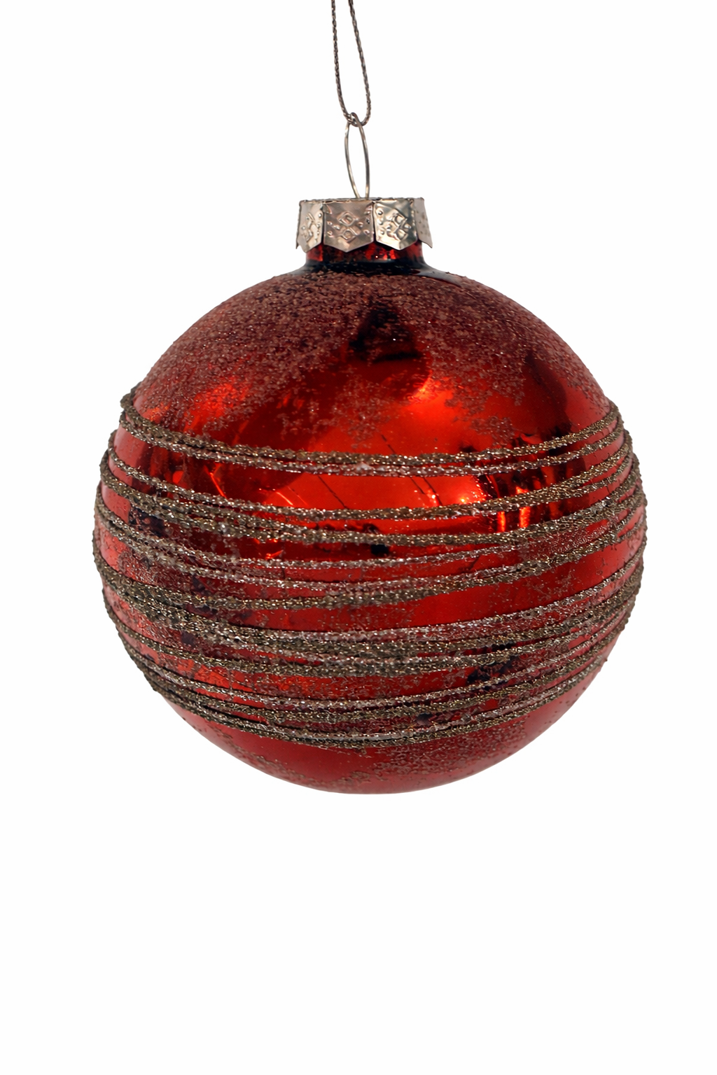 Bola de Cristal Roja Texturizada