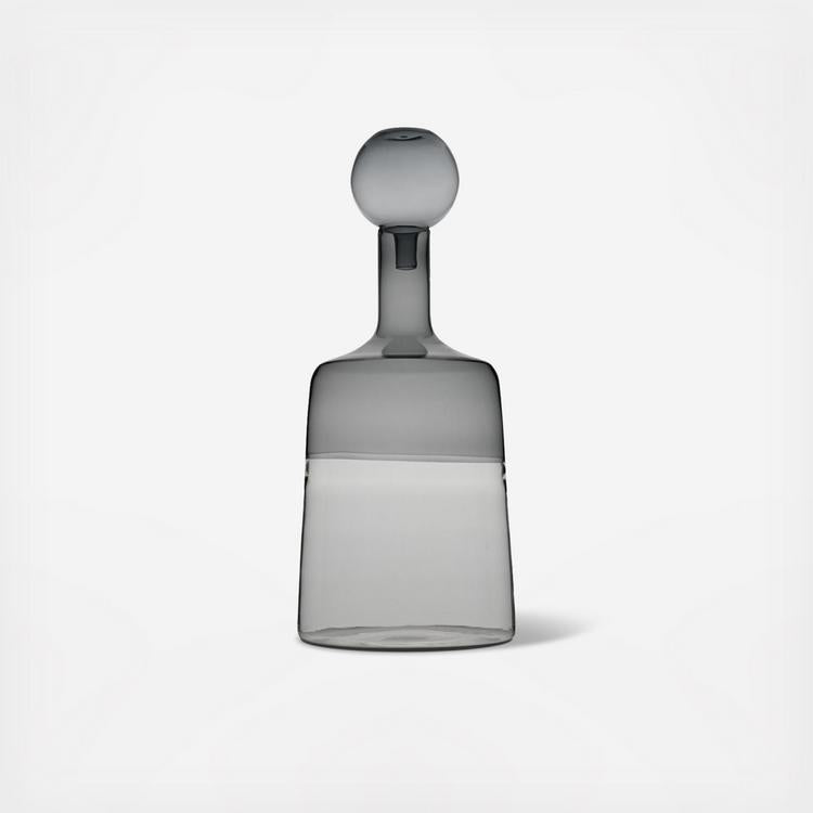 Jarrón Decorativo Vidrio Ahumado