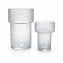 Florero de Vidrio Texturizado – Diseño Moderno M