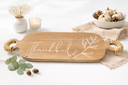 Thankful - Wood Carved Tray
