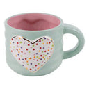 Mom Polka Dot Heart Mug