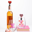 Rosé Not Roses - Copa con Tapón Corazón