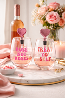 Treat Yo’ Self - Copa con Tapón Corazón