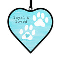 Sun Catcher Corazón con Huellitas – Loyal & Loved