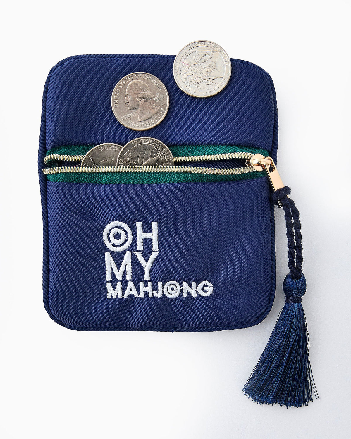 Blue Coin & Dice Bag