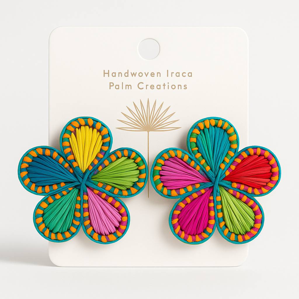 EARRING GARDENIA MULTICOLOR